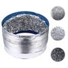 2M Double Layer Flexible Air Duct Hose Aluminum Foil Vent Pipe Leak Proof for Kitchen Exhaust Hvac Installation