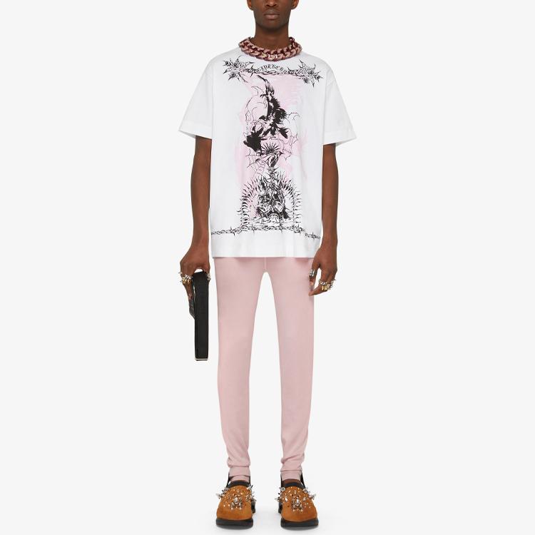 Givenchy Gothic Print Oversized T Shirt BM71583Y6B-100