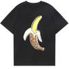 COTTON 100% Hot European and American Funny Banana Undress Short-sleeved Women's
