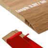 Durable Floor Edge Reducer Wear-resistant Sealing Easy To Install Doorway Threshold Strip Floor Transition Reducer