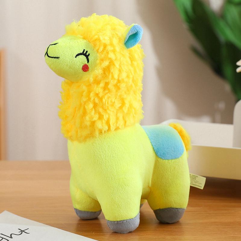 25~55cm Süße Alpaka-Puppe Plüschtier Stofftier Stehend Grasland Cartoon-Tier Plüschtier Bunt Beruhigend Geburtstagsgeschenk
