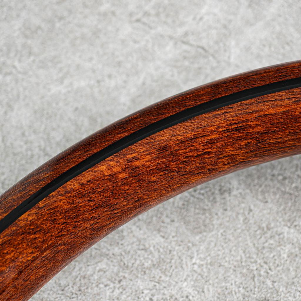 Volante Indy Heritage 350mm 14 Pollici Volante Sportivo da Corsa con Finitura Legno Classica PC-ST54