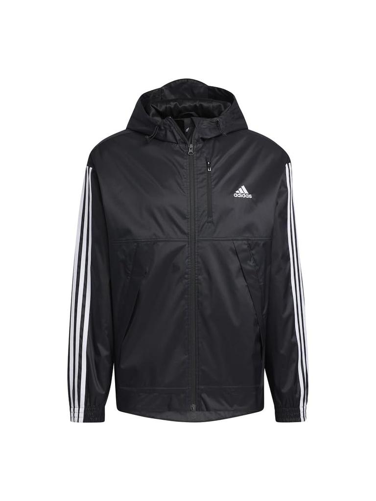 Adidas BXF20 Kapuzen-Webstoff-Jersey Schwarz Größe XL Herren 3-Streifen Locker geschnittenes Oberteil, (IB0248),