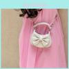 Portable Butterfly Bow Mini Purse For Girls With Waterresistant Pu Material For Daily Use