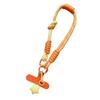 Multicolor Phone Strap Polyester Metal Charm Detachable Tethers Mobile Lanyard Adjustable Wristband for Key Accessories