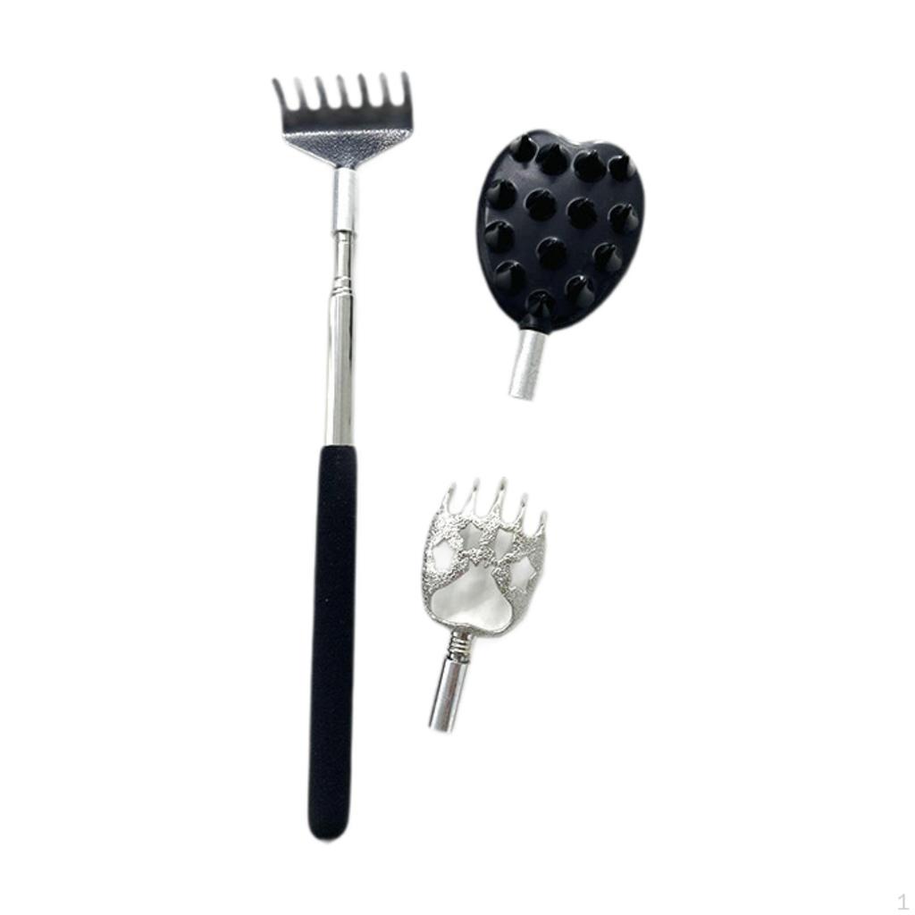 Back Scratcher Handheld Portable Lightweight 3 In 1 for Him Stocking Stuffer
