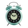 62KD Twin Bells Bedroom Alarm Clock Large Green Glowing Dials Nightlight Feature Loud Wake Up Sound Desk Clock for Student