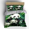 Pandas Surrounded by Bamboo. Bedding Sets Duvet Cover Sets Duvet Covers Pillowcases(1*Duvet Cover 2*Pillowcases Without Duvet Insert)