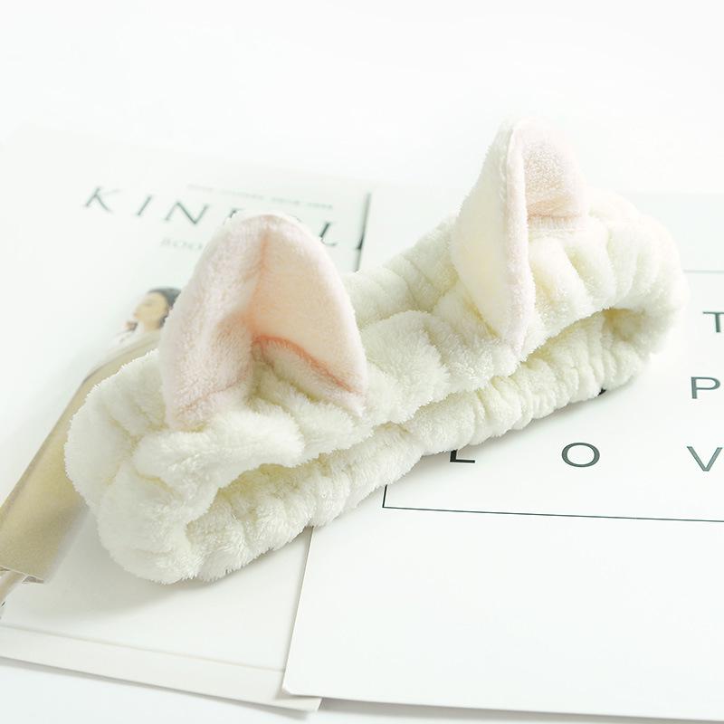 

[Большое количество] Милые висячие уши кошачьей мордочки аксессуары для мытья волос повязка для волос кошачьи ушки осень и зима женский головной убор