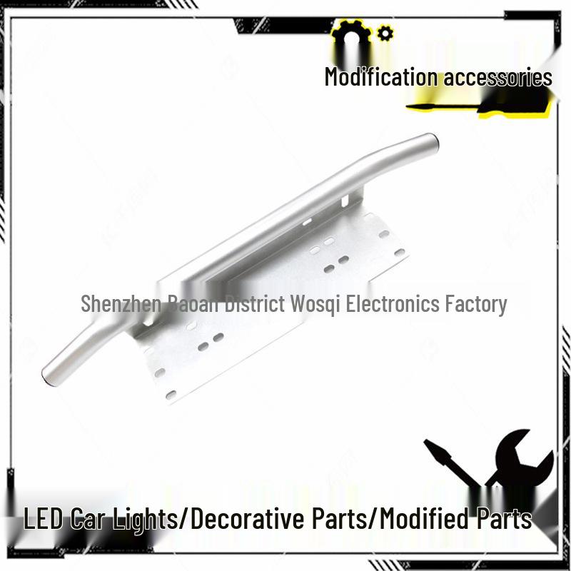 Spot Car Off-Road Vehicle Aluminum Front Bumper Light Bracket for Universal Work/Searchlight Modification.