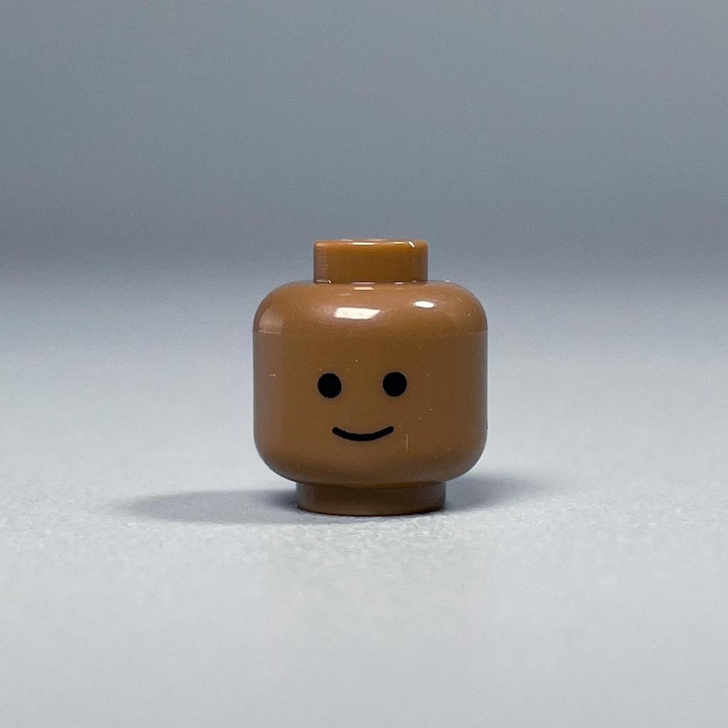 Building Block Minifigure Heads Set – Facial Expressions in Yellow