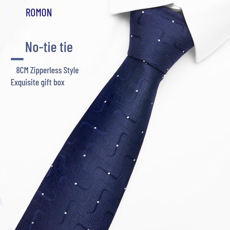 Romon Men s Easy-Pull Business Tie