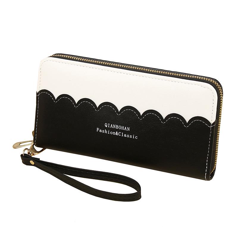 Women's Korean-Style Long Zip Wallet - Trendy, Fresh, Large Capacity Clutch Bag