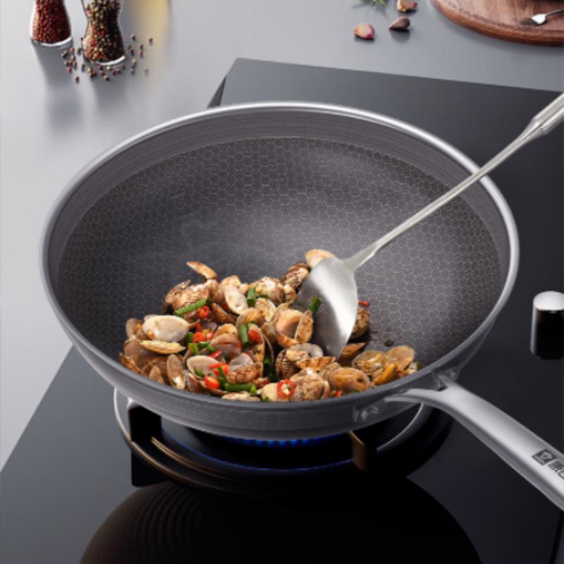 KABACH Seventh Gen Titanium Honeycomb Wok