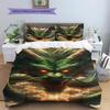 Cartoon Pattern Bedding Quilt Set Quilt Cover Pillowcase Home Decoration Birthday Gift (1 * Duvet Cover + 2 * Pillowcase, Without Core)