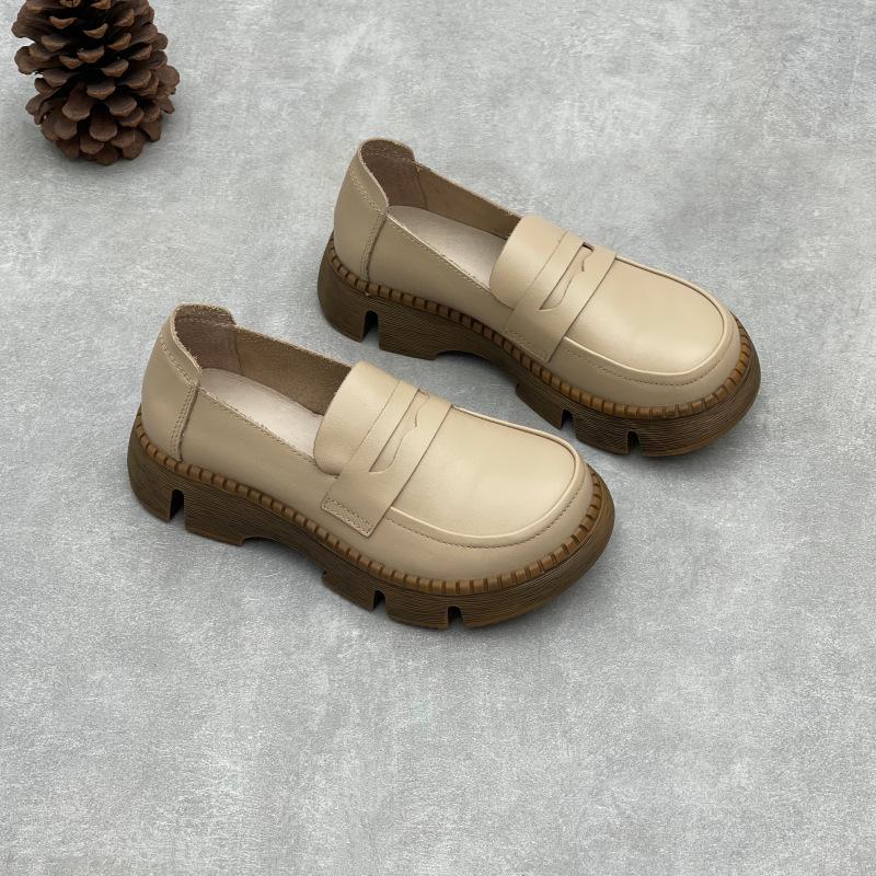 New Style Platform Shoes - Flat Platform Round-toe Casual Women's Single Shoes