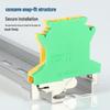 Chaoda Grounding Terminal Block 2.5mm² Yellow-Green Rail-Mounted Wiring