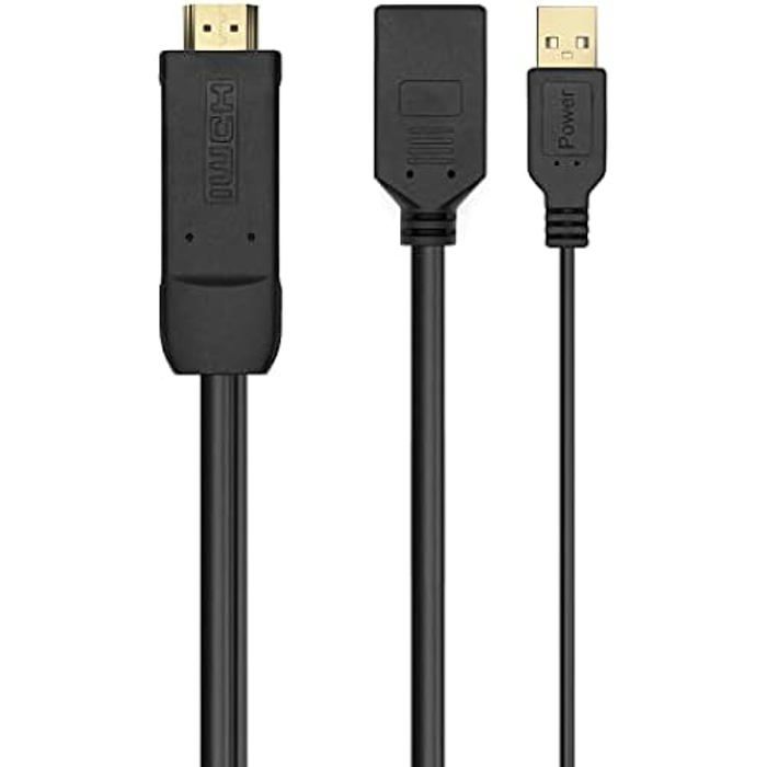 Câble adaptateur - AISENS - A122-0642 - DisplayPort vers HDMI - 10 mètres - Mâle-mâle