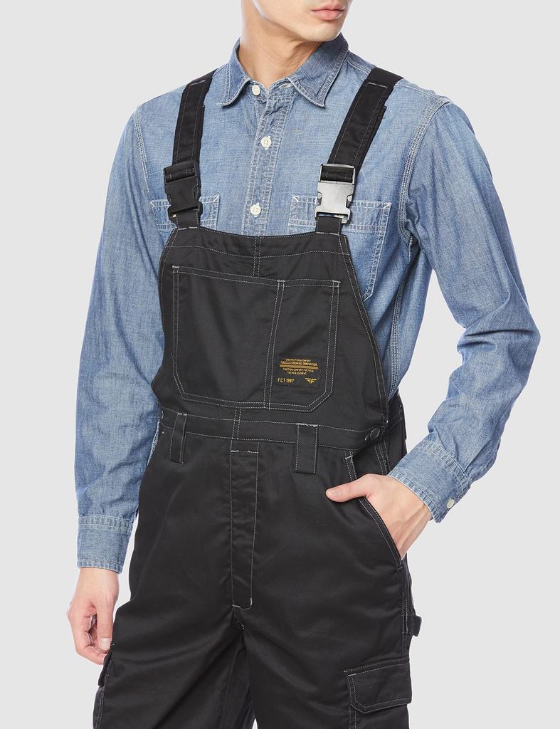 Forecast Workwear Unisex TC Size L Overalls, Overalls, 68076807, Black,