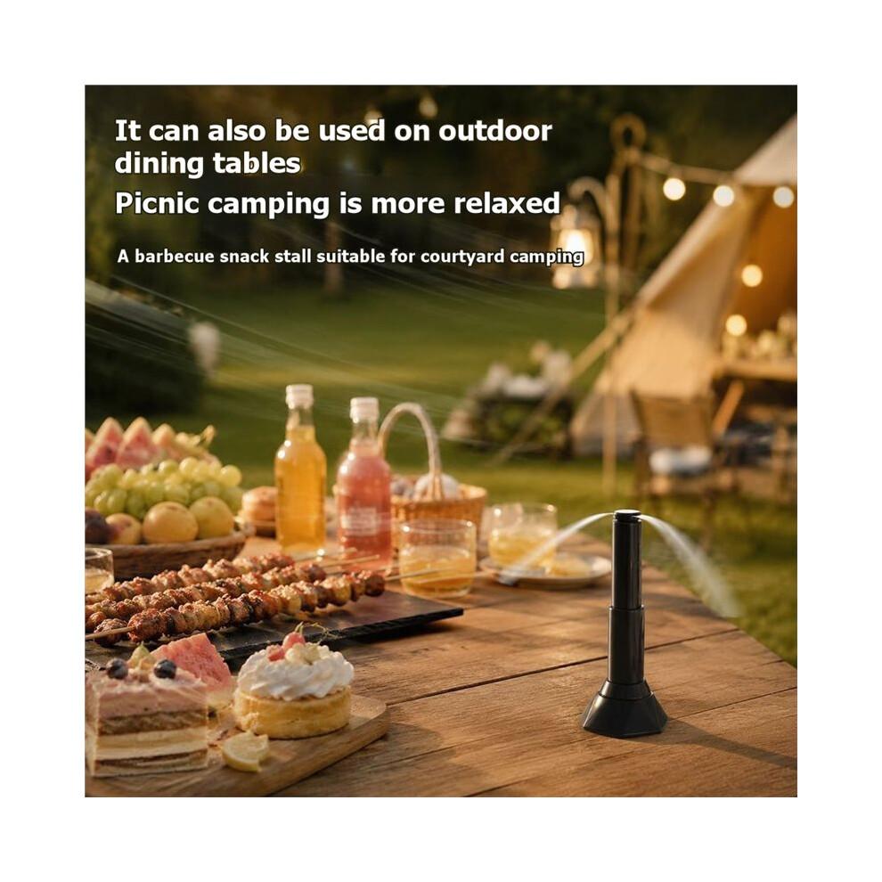 2pcs Fly Repellent Fan Safe Soundless Can Drive Flies Away Multi-Functional Portable for Food Protection