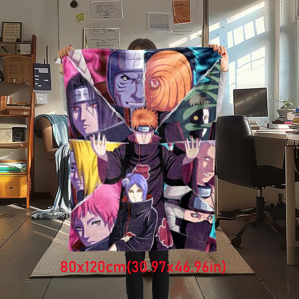 Japanese anime cartoon NARUTO famous Uzumaki Naruto blanket soft home furnishing nap decoration four seasons warm Sherpa blanket B13
