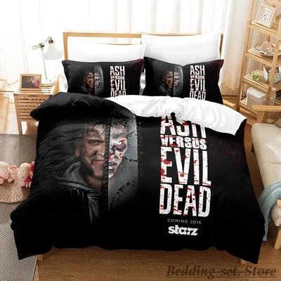 Ash VS Evil Dead Bedding Set Single Twin Full Queen King Size Bed Set Aldult Kid Bedroom Duvetcover Sets Parure De Lit