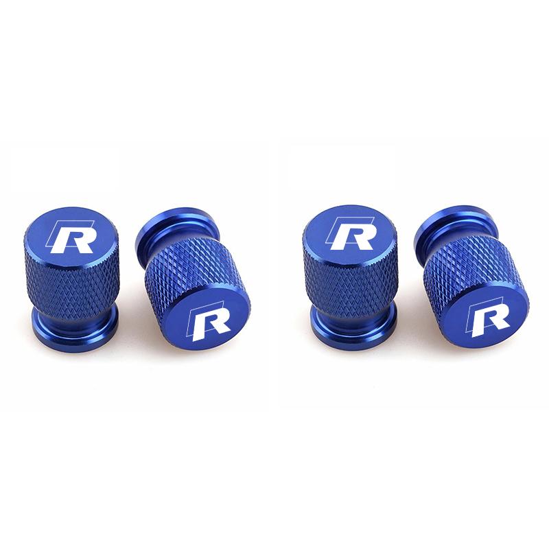 Für VOLKSWAGEN VW 4 Stück Auto Rad Reifen Legierung Ventilkappen Emblem Metall Kappe Hülle Für VW Volkswagen Golf Polo Passat Touran Auto Zubehör