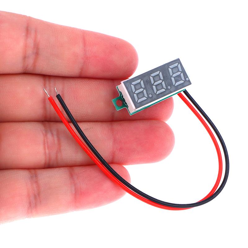 Voltmetru Tensiune Dc5-30V 0.28 Inch Led Voltmetru Digital Auto Mașină Alimentare Mobilă Tester Tensiune Detector Roșu Verde Albastru Galben