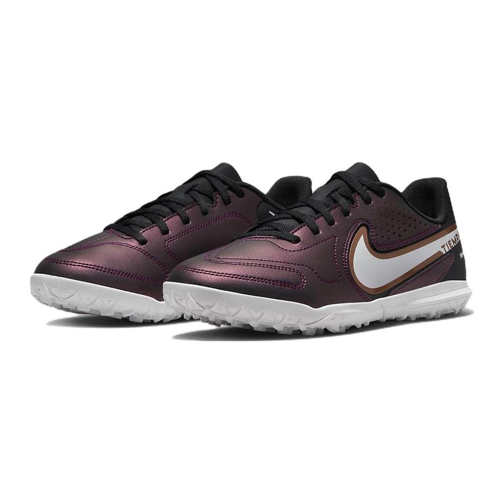 Nike Jr. Tiempo Legend 9 Club TF Purple White Kids Soccer Shoes DR6071-510