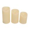 LED Flickering Flameless Candles with Remote Realistic Battery Operated Electronic Flickering LED Pillar Candles for Home Decor 7.5cm