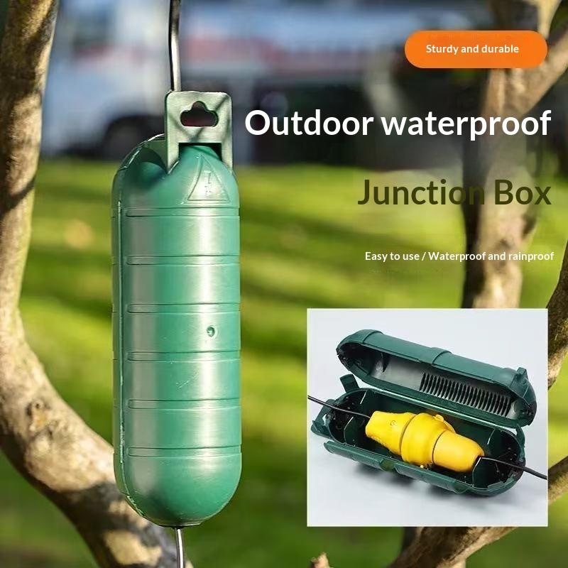 Wasserdichte Außen-Elektro-Anschlussdose Staubdicht Wetterfestes Gehäuse für Garten Terrasse Außenverkabelungsprojekte