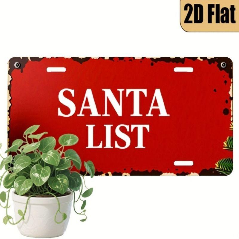 Motorcycle Souvenir License Plate, Metal Auto Wall Decor 15x30cm