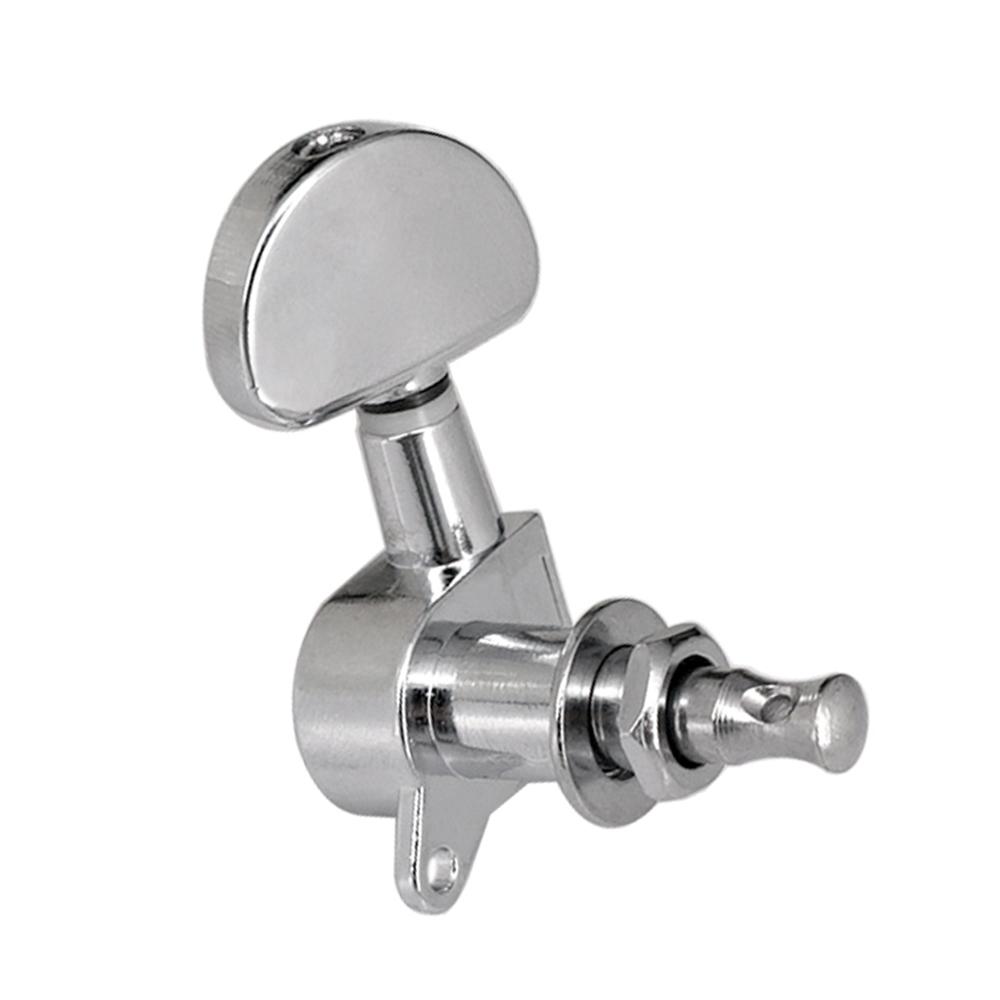 6pcs (3L3R) Closed Guitar Tuning Pegs String Tuners Machine Heads Knobs Tuning Keys for Folk Acoustic   Electric Guitar
