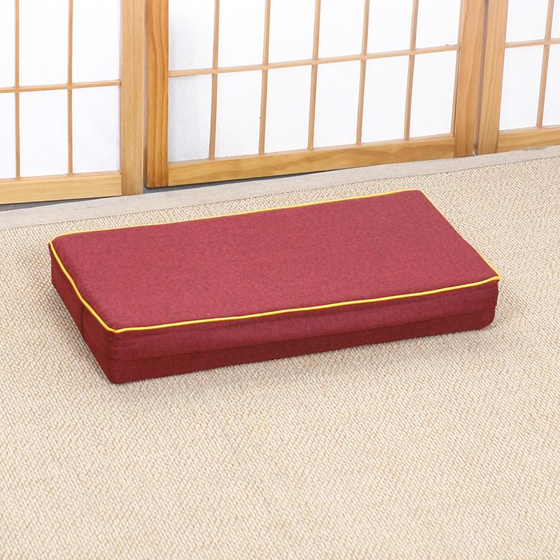 Thickened Meditation & Prostration Zafu Cushion: Removable, Washable Kneeling Mat