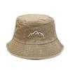Retro Waterwashed Fisher Hat With Wide Brim For Hiking And Fishing Enthusiasts