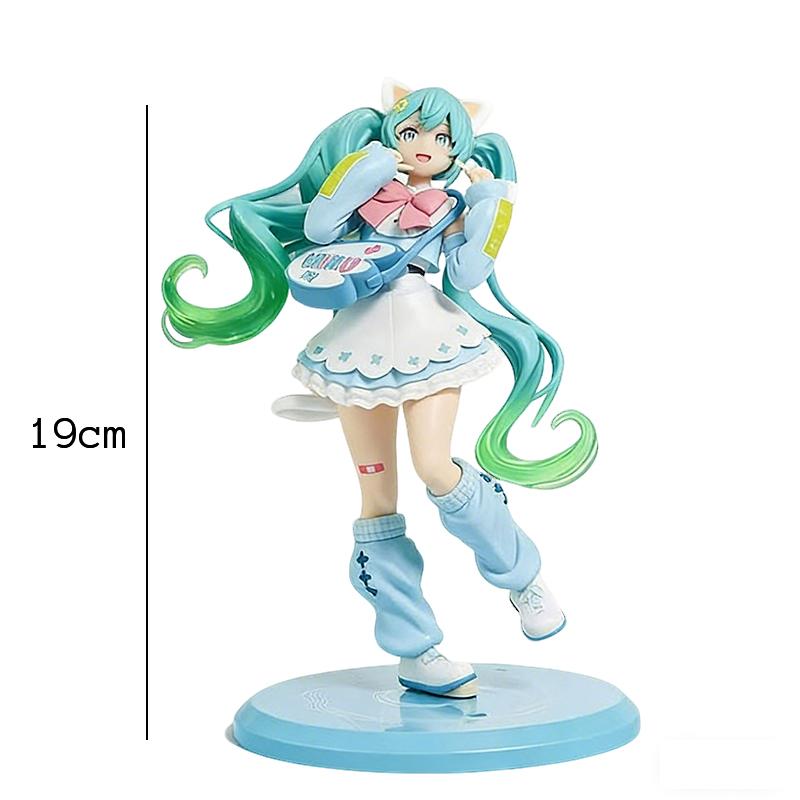 fashion Hatsune Miku Anime Figure Action Figurine Model Collector Toys Hatsune Miku BANPRESTO Collectible Gift