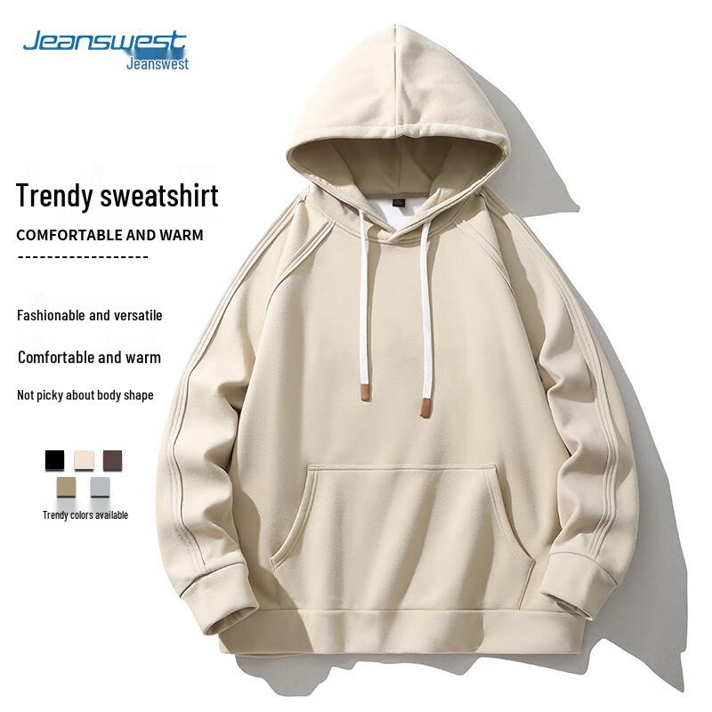 Jeanswest Men's Cotton Hooded Sweatshirt