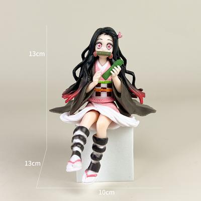 Anime Demon Slayer Kimetsu No Yaiba Akční figurka 15cm Nezuko Zenitsu Giyuu Kyoujurou Mitsuri Panenky Hračky pro děti Figuras Anime