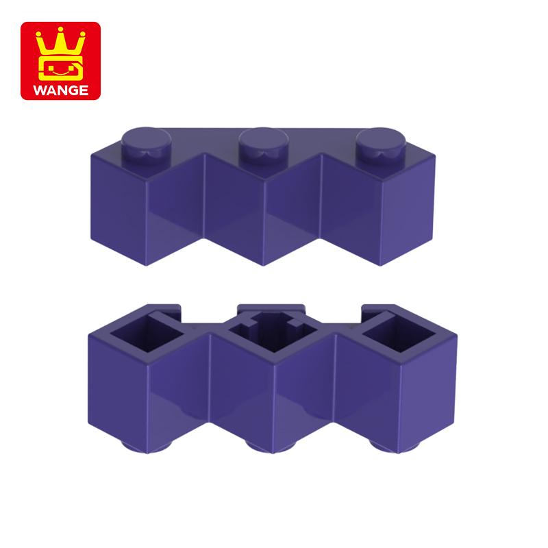 Non-Toxic 64Pcs/Lot 2462 Oblique 3 Holes Building Blocks Moc Accessories Compatible With Brick Children Toys Gift Box