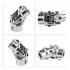 1pc Universal U Joint Single Steering Shaft Working Angle 35°Degree Double Ujoints Shaft 3/4"-30 Spline To 3/4" DD 83mm (3-1/4")