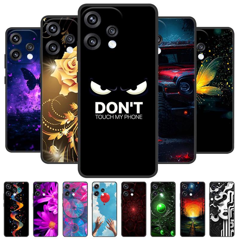 For OPPO Reno 15 Case For OPPO Reno 15C Cover Cute Flower Printing Soft Silicone Cases For OPPO Reno15C Reno15 Coque Fundas