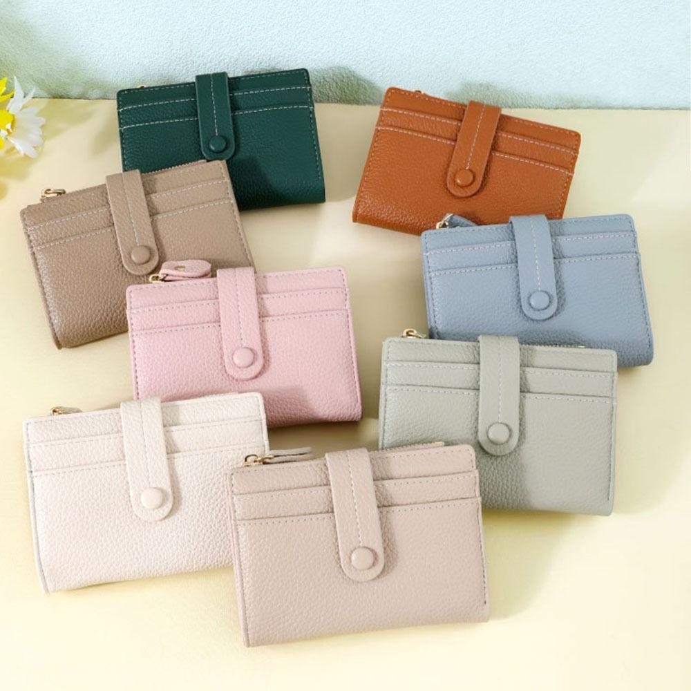 Multi-card Short Women Wallet Foldable Lady's Wallet Simple PU  Foldable  Purses  Women