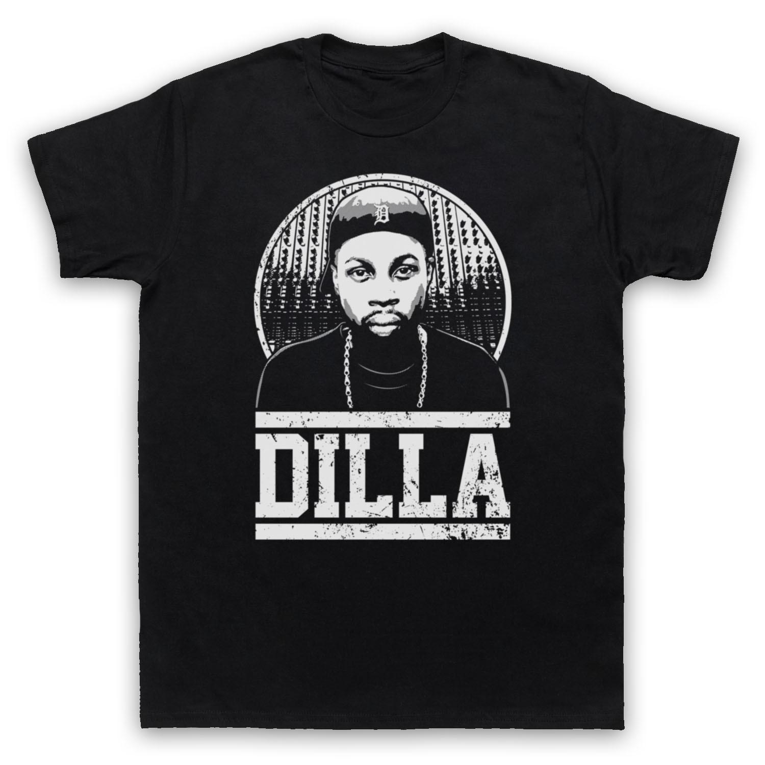J Dilla AMERICAN RAP PRODUCE Cotton Black T Shirt UR579 XL
