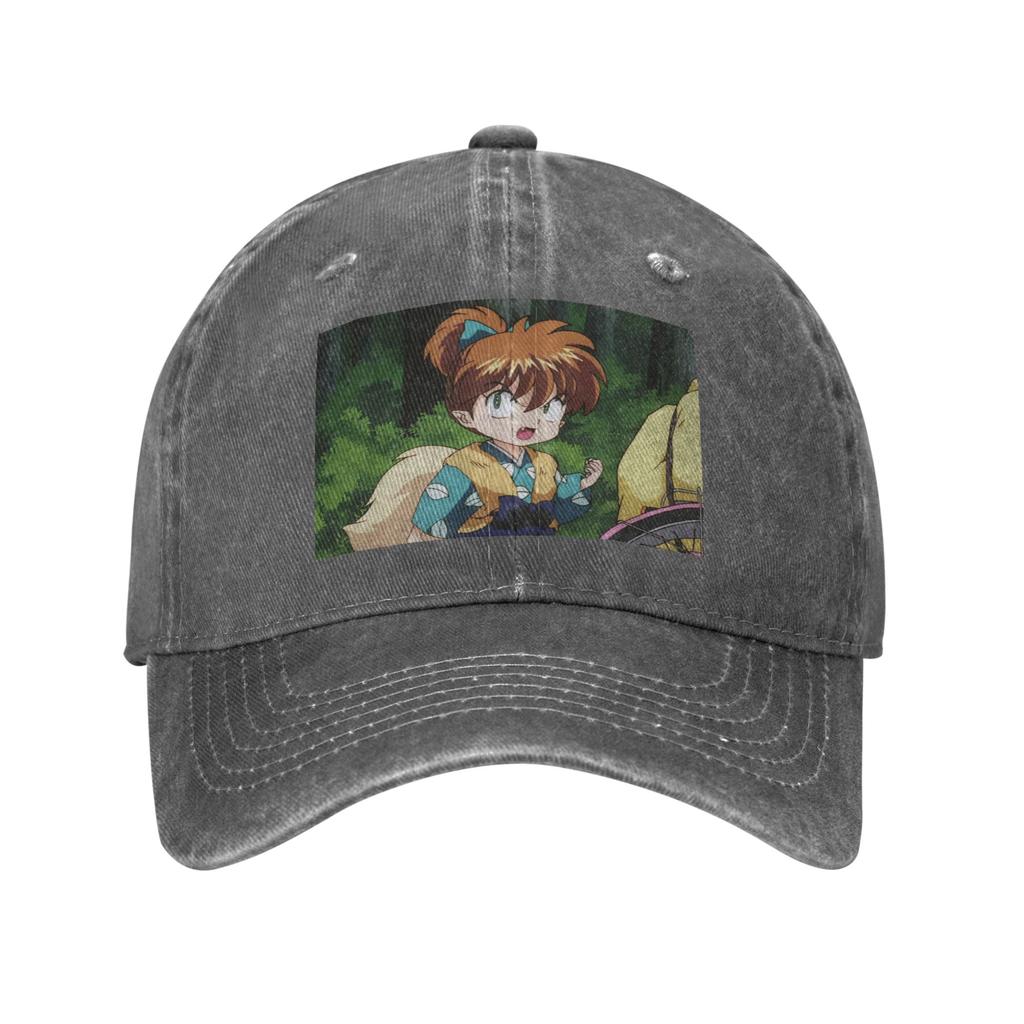 Anime Inuyasha Shippo Jeansstoff Kappe Lässige Baseballkappen Verstellbare Mütze Sommer Unisex Baseballkappen