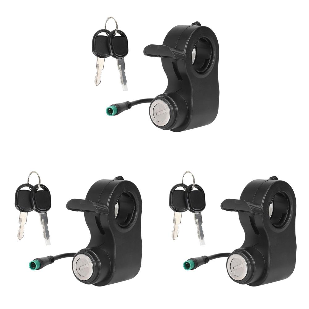 E-Scooter Ignition Switch Lock Keys Power Lock Electric Scooterr Throttle Accelerator Lock for Kukirin G2 Pro/Max Electric Scoot