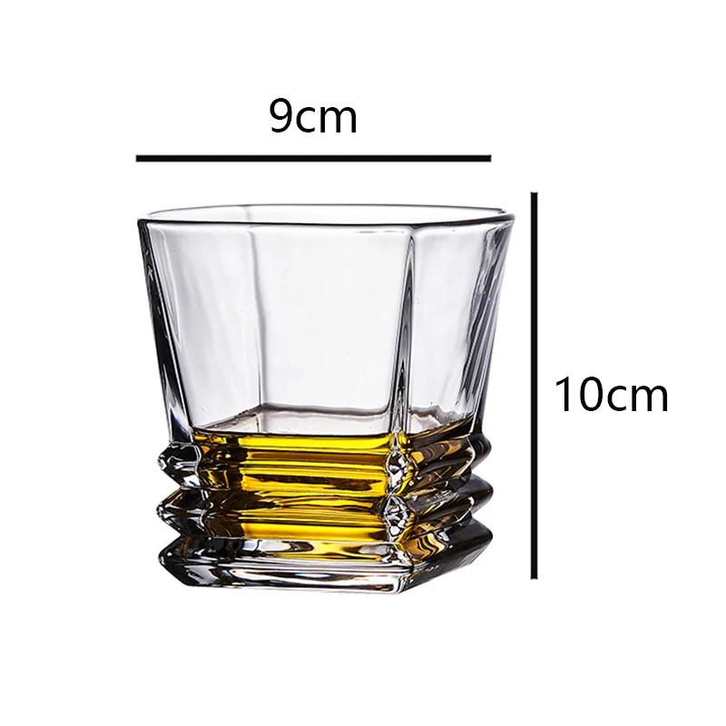 310ml/265ml/330ml/320ml Whiskey Glass Luxury Wine Glasses Transparent Cocktail Glass Juice Beverage Cups Elegant Cold Drink Cup