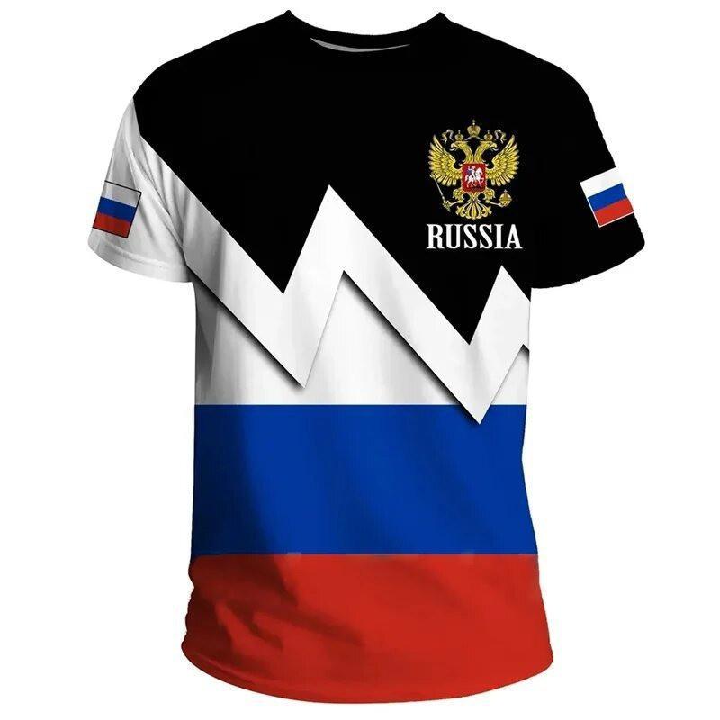 3D Printed Patriotic Flag Design Unisex Round Neck Casual Short Sleeve T-Shirt Youth Wear