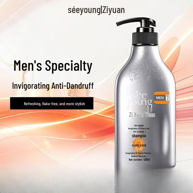 Seeyoung Tea Seed Oil Control Anti-Dandruff Shampoo for Men