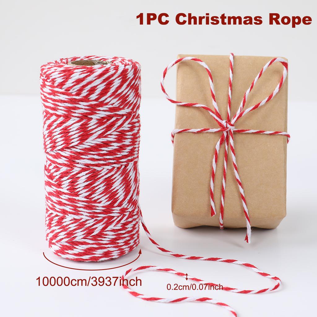 Christmas Wrapping String Rope Merry Christmas Decoration For Home Gift Box Packaging Rope New Year 2026