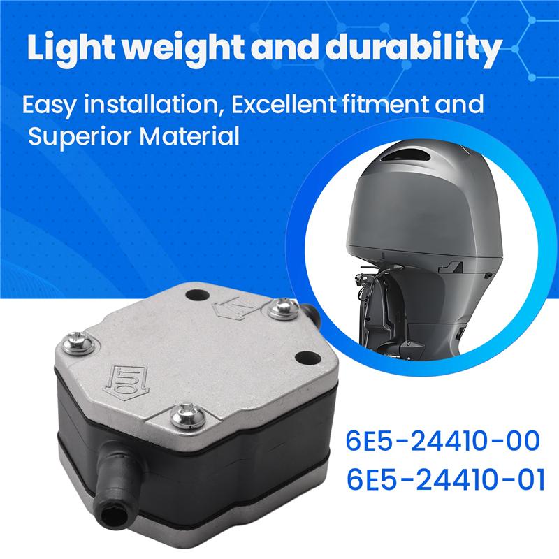 ABLZ-For 2T 115-300HP Outboard Motors Fuel Pump Replacement Part 6E5-24410-00 6E5-24410-01 02 03 04 Sierra Model 18-7349